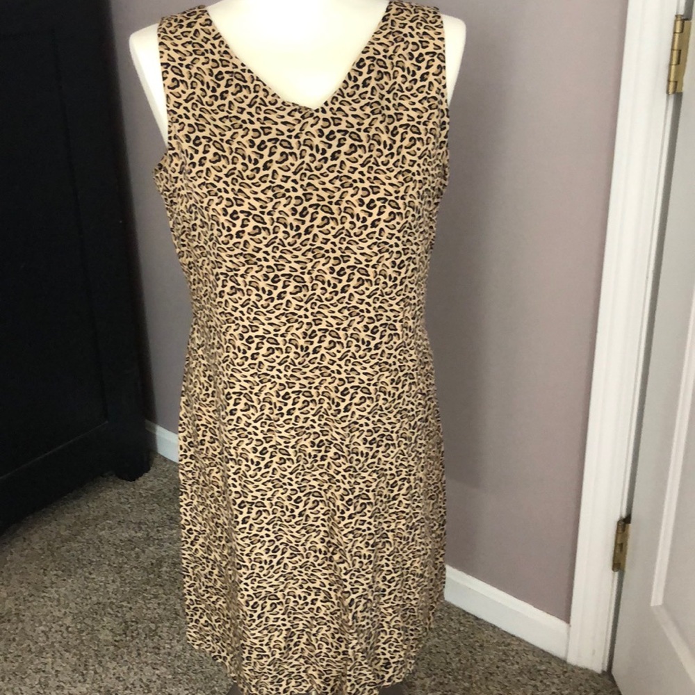 Cheetah print dress